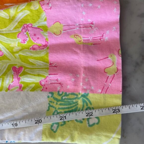 LILLY PULITZER Patchwork Print White Label Pants 8 - Picture 16 of 16